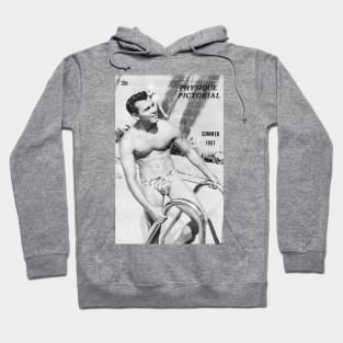 PHYSIQUE PICTORIAL - Vintage Physique Muscle Male Model Magazine Cover Hoodie